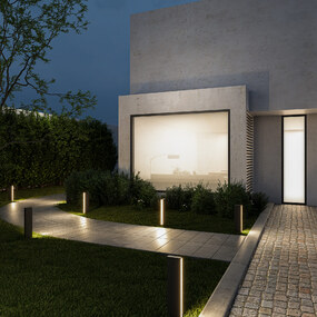 Column Color-Select Outdoor Bollard Light 12V